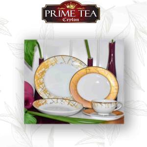 Thulara Translucent Porcelain 20 pcs set  includes Cups & Saucers
